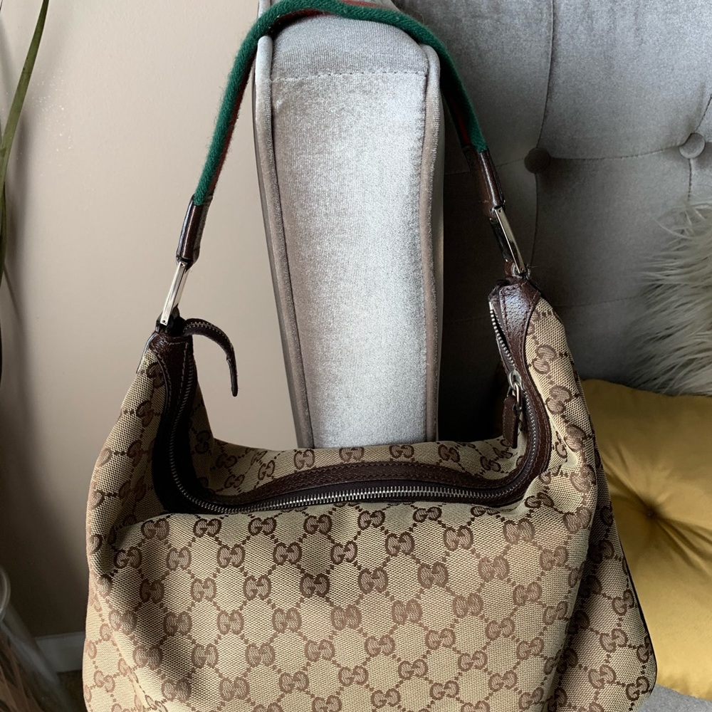 Authentic Canvas Gucci Hobo